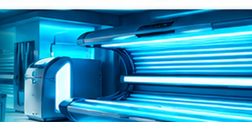 Illustrative UV tanning bed